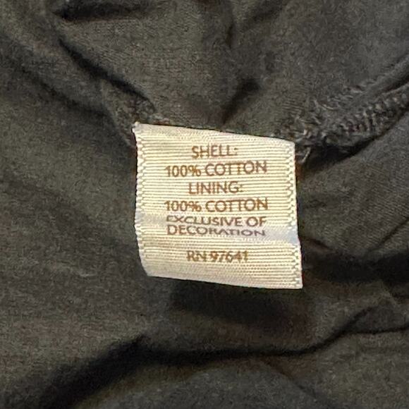 J.Jill Black Embroidered Maxi Skirt XL Crinkle Peasant Boho Elastic Waist Lined - Picture 8 of 9